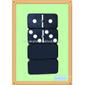Doppel sechs weiße Farbe schwarz Domino mit Kunststoffbox